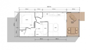 4-persoons Tiny Lodge